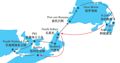 halifax to toronto map